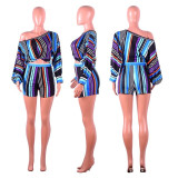 Plus Size 2 Two Piece Set Puff Sleeve Loose Crop Top and Biker Shorts Sexy Club Summer Outfits for Women Matching Sets