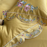 High Quality Luxury Embroidery 100S Satin Egyptian Cotton Bedding Set