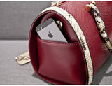 Super Quality Snakeskin Leather Shoulder Handbag