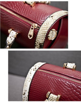 Super Quality Snakeskin Leather Shoulder Handbag