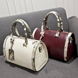 Super Quality Snakeskin Leather Shoulder Handbag