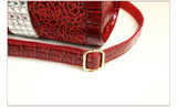 High Quality Luxury Diamond Handbag  Crocodile Pattern