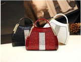 High Quality Luxury Diamond Handbag  Crocodile Pattern