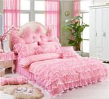 Luxury Princess style Lace Bedding set