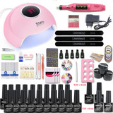 Nail Set Nail drill & Nail lamp Acrylic Kit