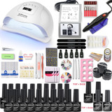Nail Set Nail drill & Nail lamp Acrylic Kit