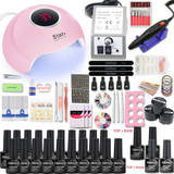 Nail Set Nail drill & Nail lamp Acrylic Kit