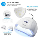 Nail Set Nail drill & Nail lamp Acrylic Kit
