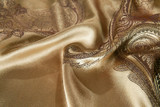 Luxury Sliver Gold Silk Satin Bedding set
