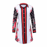 High Quality Autumn Long Shirt Dress