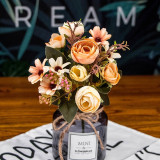High Quality  Rose silk flowers Gerbera Daisy