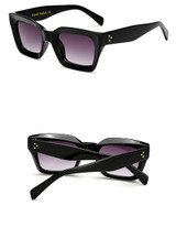 High Quality Rivet Shades Big Frame Leopard Style Sunglasses