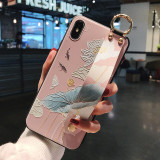 High Quality Vintage Pattern Wrist Strap Case for iPhone High Quality Vintage Pattern Wrist Strap Case for iPhone