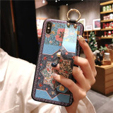 High Quality Vintage Pattern Wrist Strap Case for iPhone High Quality Vintage Pattern Wrist Strap Case for iPhone