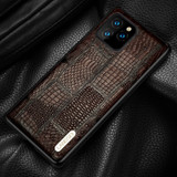 High Quality Retro Splice Genuine Leather Phone Case for iPhone