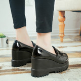 Spring Autumn High Platform Wedges Pumps Women Tassel High Heels