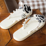 new Flower slippers cut out summer beach sandals Fashion women slides