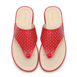 new Summer Sandals Women Flip Flops Open Toe Rhinestone Hollow