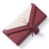 HOT Geometric Envelope Wallet Women Brand Designer Female Wallet