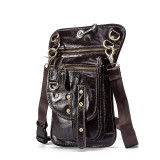 Original Leather Multifunction Men Travel Shoulder Crossbody Messenger Bag