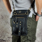 Original Leather Multifunction Men Travel Shoulder Crossbody Messenger Bag