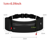 Waterproof Running Belt Fanny Pack Waist Bag Phone Pouch Water Bottle