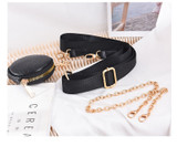 Fashion Crocodile Pattern Women's Shoulder Bag Designer Chain Crossbody Messenger
