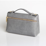 Fashion Crocodile Embossed Leather Women Clutch Make Up Bag Handbags