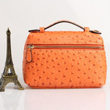 Fashion Crocodile Embossed Leather Women Clutch Make Up Bag Handbags
