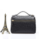 Fashion Crocodile Embossed Leather Women Clutch Make Up Bag Handbags