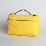 Fashion Crocodile Embossed Leather Women Clutch Make Up Bag Handbags
