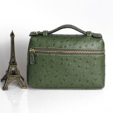 Fashion Crocodile Embossed Leather Women Clutch Make Up Bag Handbags