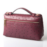 Fashion Crocodile Embossed Leather Women Clutch Make Up Bag Handbags
