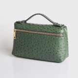 Fashion Crocodile Embossed Leather Women Clutch Make Up Bag Handbags