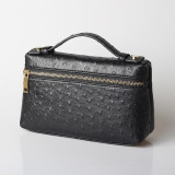 Fashion Crocodile Embossed Leather Women Clutch Make Up Bag Handbags