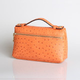 Fashion Crocodile Embossed Leather Women Clutch Make Up Bag Handbags