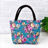Fashion Folding Women Big Size Handbag Tote Ladies Casual Flower