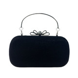 Women Bags leatherette Evening Bag Bow(s) Crystal Detailing