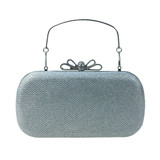 Women Bags leatherette Evening Bag Bow(s) Crystal Detailing