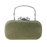 Women Bags leatherette Evening Bag Bow(s) Crystal Detailing