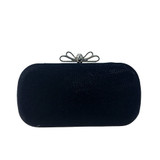 Women Bags leatherette Evening Bag Bow(s) Crystal Detailing