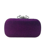 Women Bags leatherette Evening Bag Bow(s) Crystal Detailing