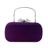 Women Bags leatherette Evening Bag Bow(s) Crystal Detailing