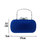 Women Bags leatherette Evening Bag Bow(s) Crystal Detailing