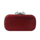 Women Bags leatherette Evening Bag Bow(s) Crystal Detailing