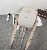 Female backpack shoulder bag women messenger PU leather and nylon backpacks