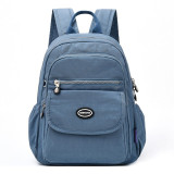 Nylon Backpack For Women Travel School Shoulder Bags Multifunction Rucksack Waterproof