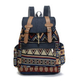 Women Canvas Vintinge Backpack Ethnic Backpack Bohemian Backpack Schoolbag