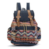 Women Canvas Vintinge Backpack Ethnic Backpack Bohemian Backpack Schoolbag