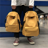 Female Solid School Bag For Teenage Girls Nylon Travel Backpack Women